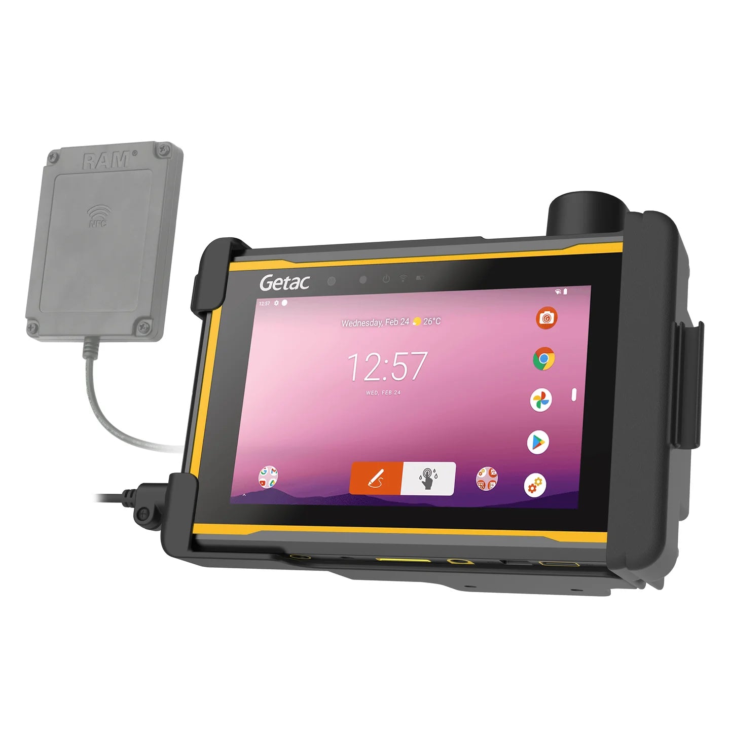 RAM® Form-Fit Holder for Getac ZX70 - NFC Reach™ Compatible - RAM-HOL-GE3NU