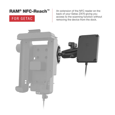 RAM® Form-Fit Holder for Getac ZX70 - NFC Reach™ Compatible - RAM-HOL-GE3NU