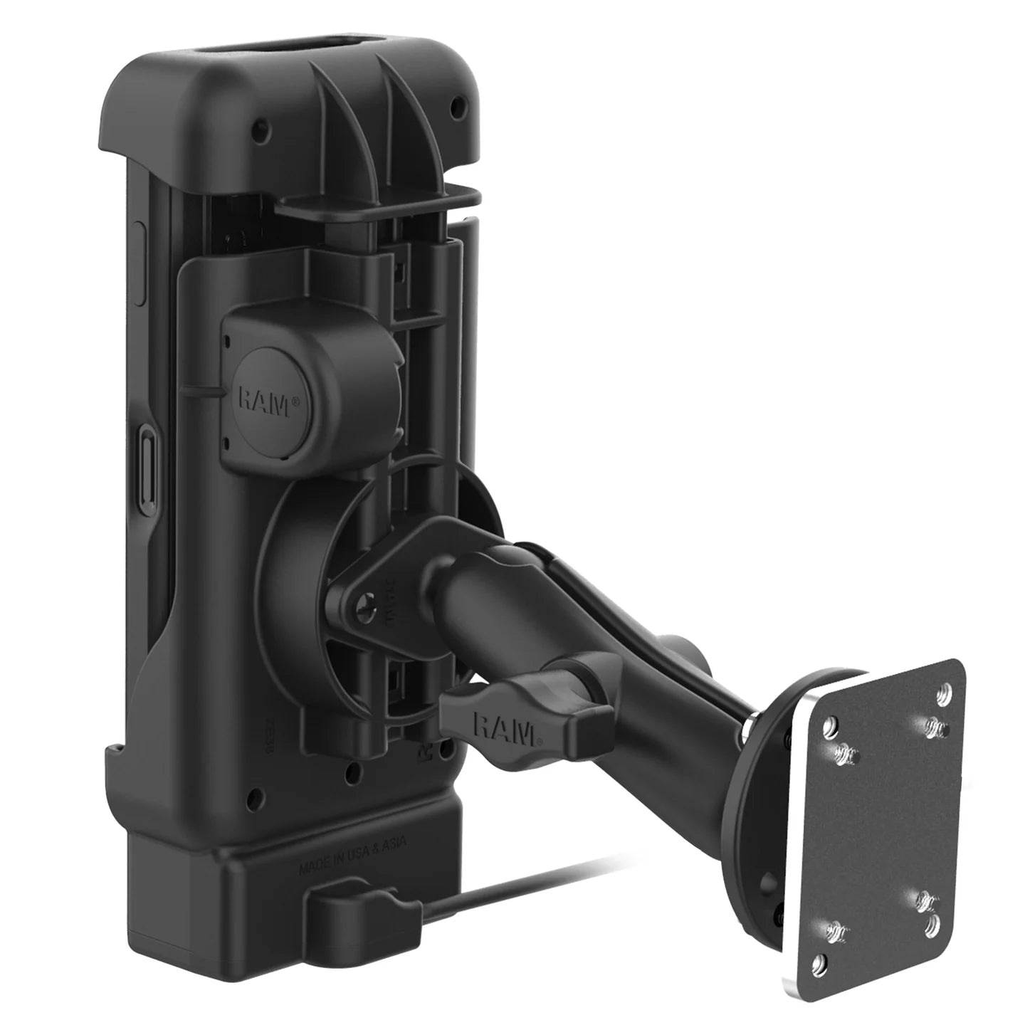 RAM® Powered Dock & Dashboard Mounting Kit for Zebra EM45 - RAM-B-101-225B2-ZE38-V3C-2U