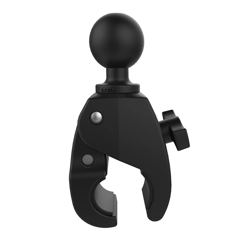RAM® Tough-Claw™ Medium Clamp Double Ball Mount with Round Plate - RAM-202-404U