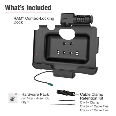 RAM® Combo-Locking USB-C Dock for Tab Active5 Pro & 4 Pro -  RAM-HOL-SAM57CPCLU