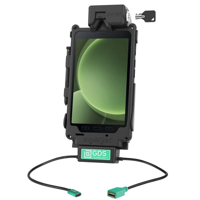 Locking GDS® Tough-Dock™ + Single USB for Samsung Tab Active5 & 3 - RAM-GDS-DOCKL-SAM62CDU