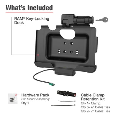 RAM® Key-Locking USB-C Powered Dock for Tab Active4 Pro & Tab Active Pro - RAM-HOL-SAM57CPKLU