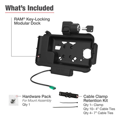 RAM® Locking Modular USB-C Powered Dock for Samsung Tab Active5 & 3 - RAM-HOL-SAM58CPKLNU