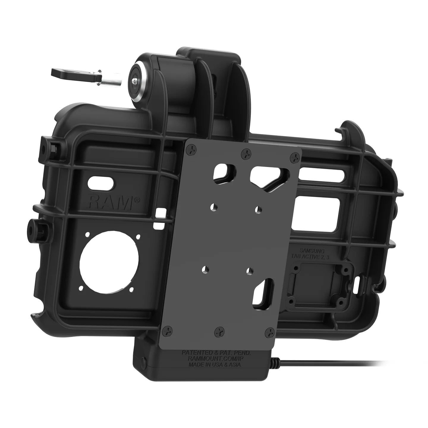 RAM® Low-Profile Locking USB-C Powered Dock for Tab Active5 & 3 - RAM-HOL-SAM58CPKLTU