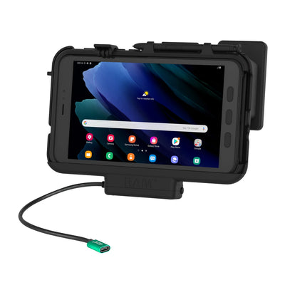 RAM® USB-C Powered Dock for Tab Active3 with OtterBox uniVERSE - RAM-HOL-SAM60CP-OT1U