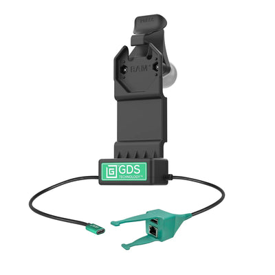 GDS® Uni-Conn™ Powered Dock with USB-A & RJ45 Data - RAM-GDS-DOCK-U1CP-RJ45AU