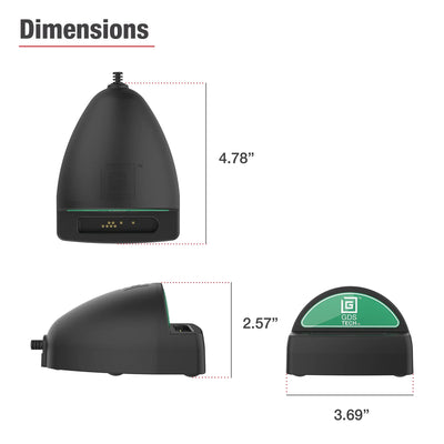 GDS® Desktop Dock with Power Delivery - Large Tablets - RAM-GDS-DOCK-D9U