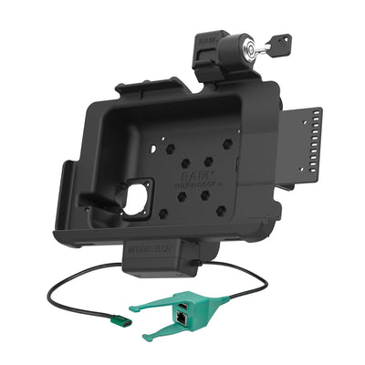 Locking GDS® Dock + USB-A & RJ45 for Zebra ET4x 10" with IntelliSkin® - RAM-GDS-DOCKL-ZE21-RJ45AU