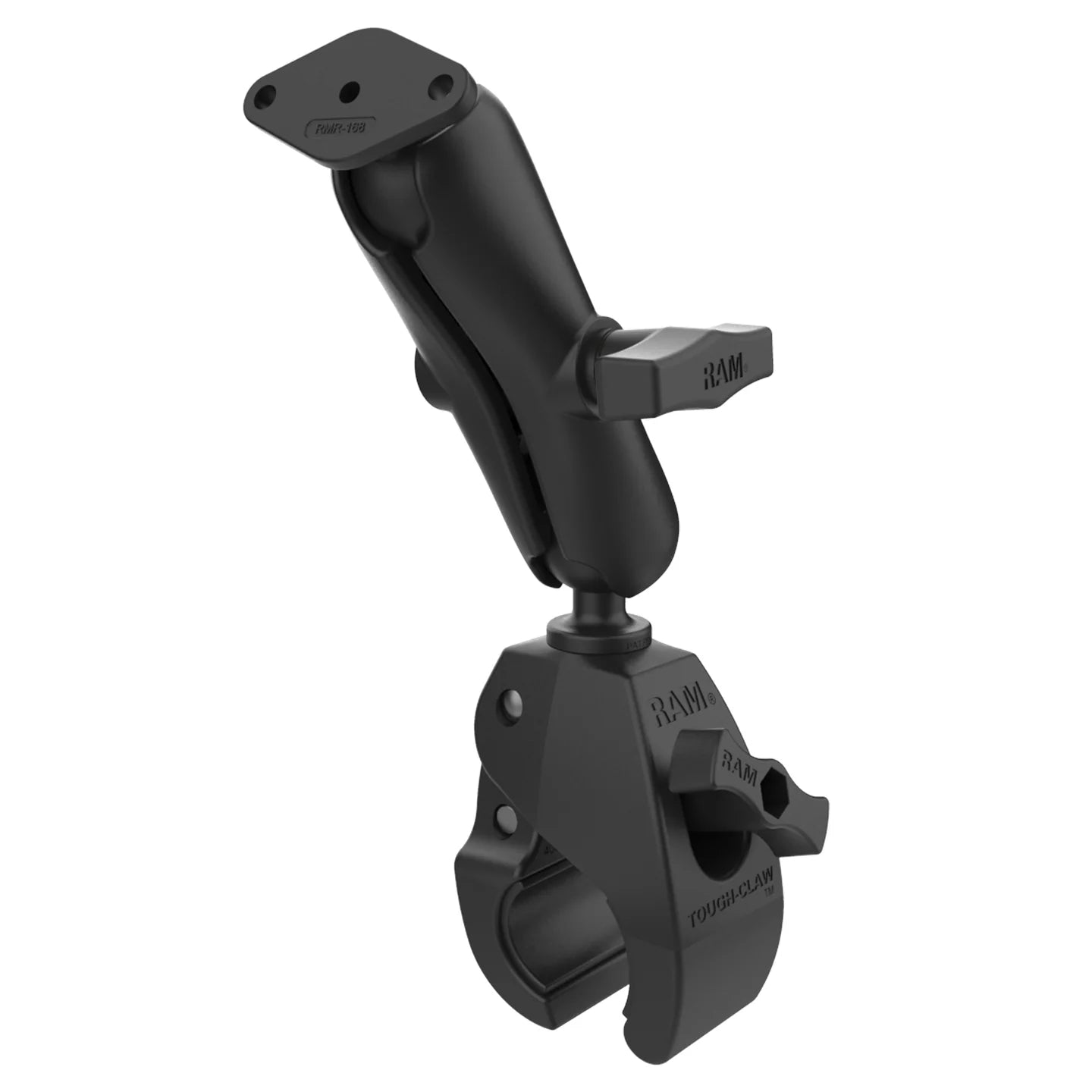 RAM® Tough-Claw™ Large Clamp Mount with Diamond Plate Adapter - Medium - RAP-401-238U