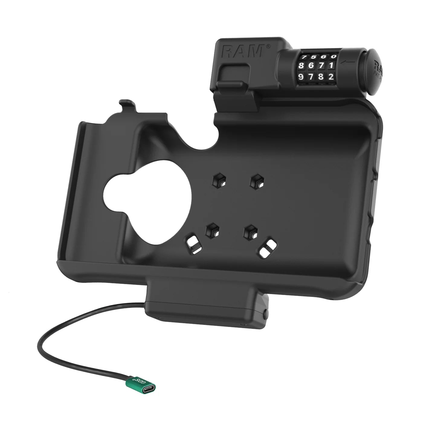 RAM® Combo Locking USB-C Powered Dock for Samsung Tab Active5 & 3 - RAM-HOL-SAM58CPCLU