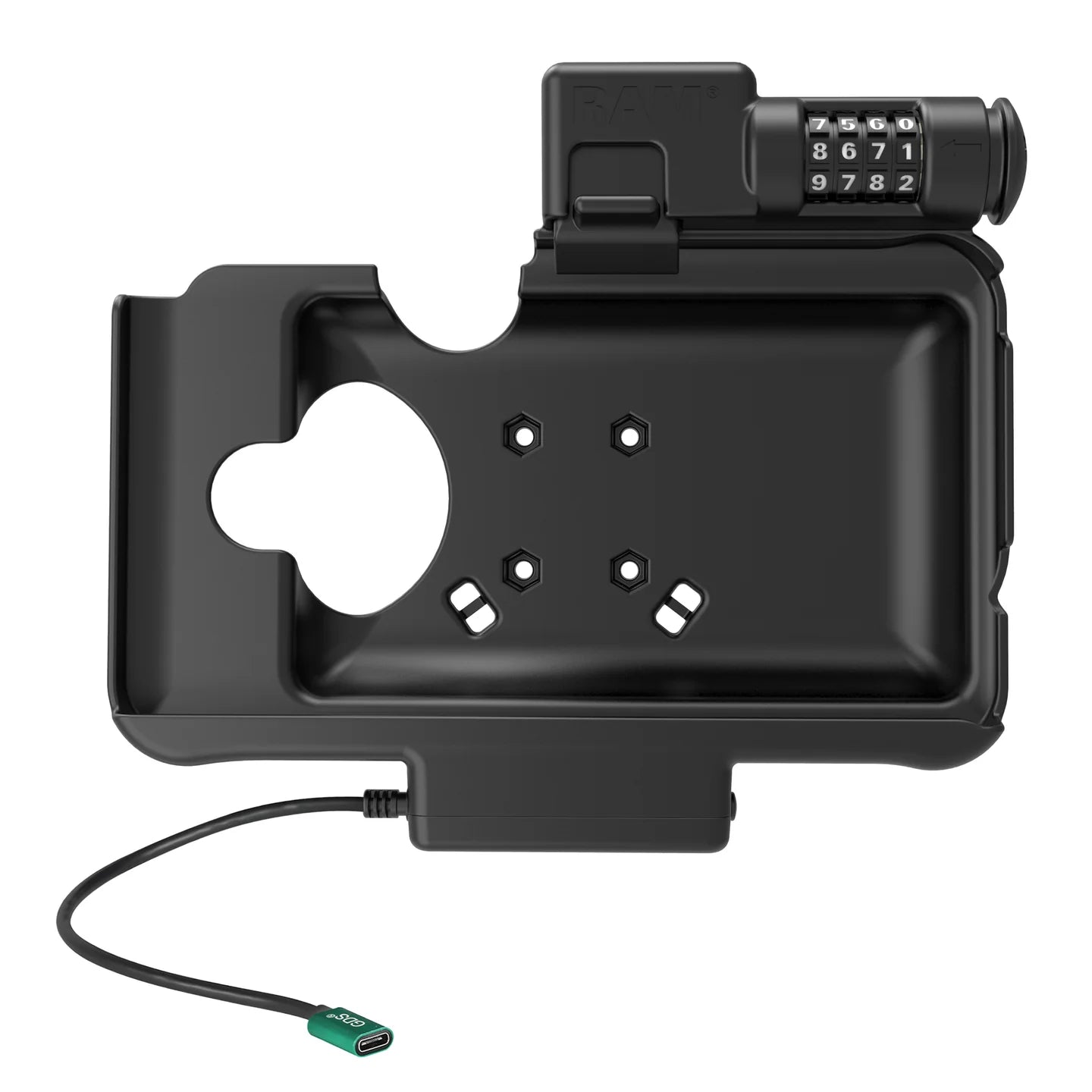 RAM® Combo Locking USB-C Powered Dock for Samsung Tab Active5 & 3 - RAM-HOL-SAM58CPCLU