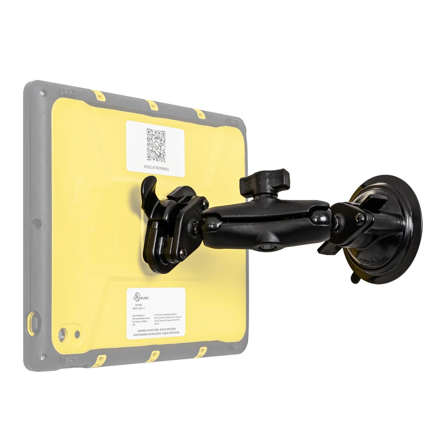 RAM® Twist-Lock™ Suction Cup Mount with EZY-Mount™ Quick Release Adapter - RAM-B-166-326U