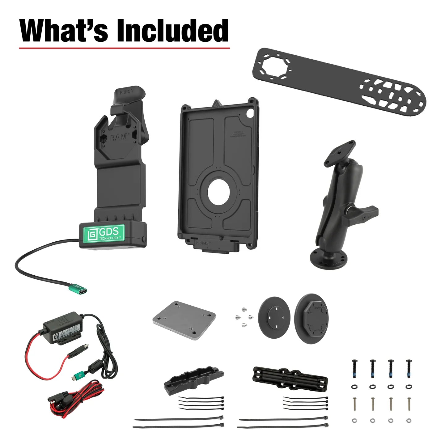 GDS® Uni-Conn™ Aina PTT Voice Responder Bundle for Samsung Tab A9+ - RAM-GDS-U1-SAM88-KIT3