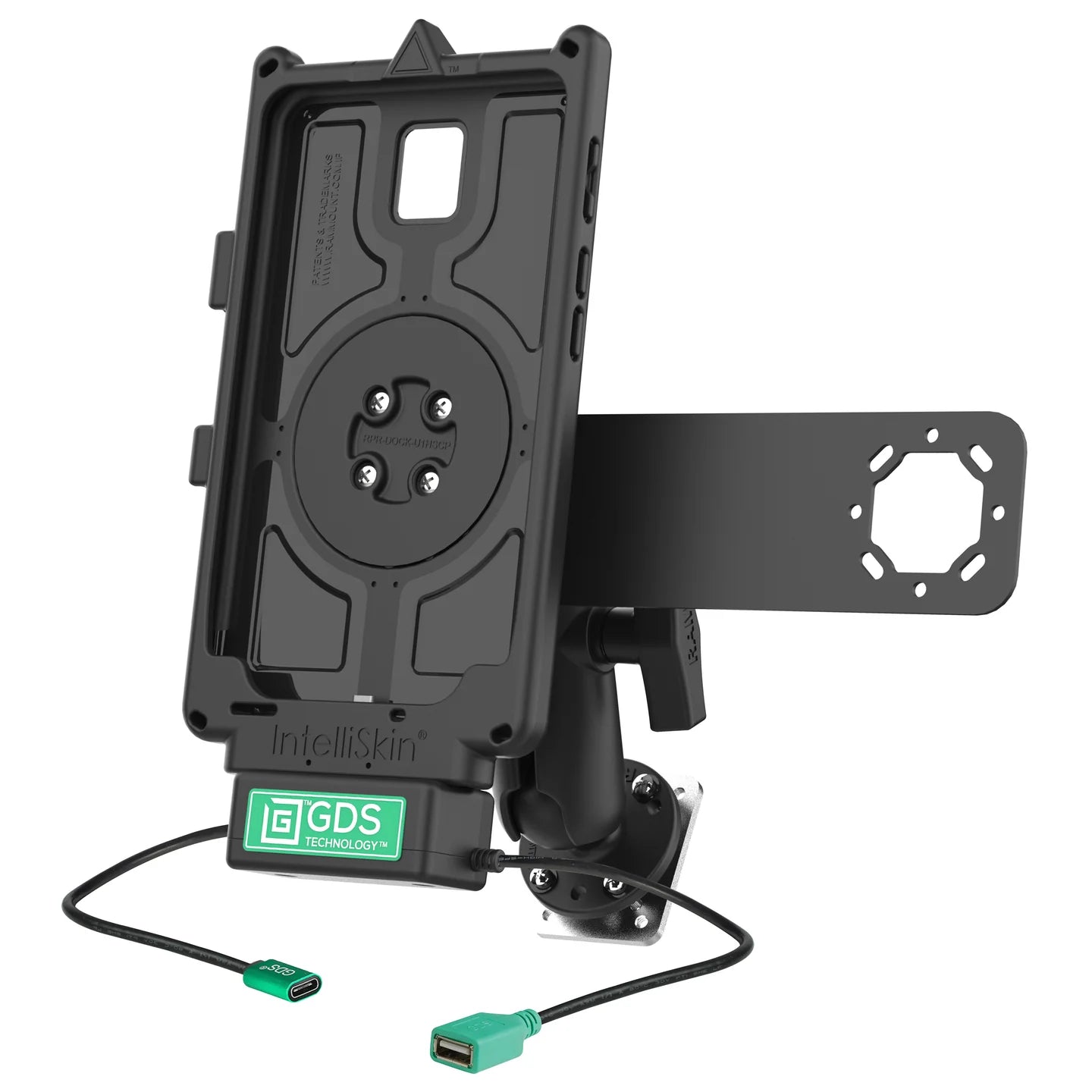 GDS® Uni-Conn™ Aina PTT Voice Responder Bundle for Samsung Tab Active5 - RAM-GDS-U1-SAM90-KIT7
