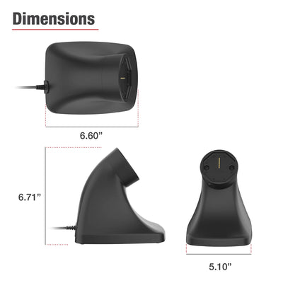 GDS® Uni-Conn™ Powered Kiosk Dock with PoE - RAM-GDS-DOCK-D10K-POE