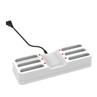 RAM® 6-Port Dock for XCover7 & XCover6 Pro with OEM or RAM® Skin™ - Gray - RAM-DOCK-6G-SAM84CPU-GRY