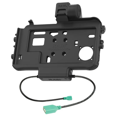 RAM® Low-Profile Power + Single USB Dock for Tab Active5 & 3 - RAM-HOL-SAM58PDTU