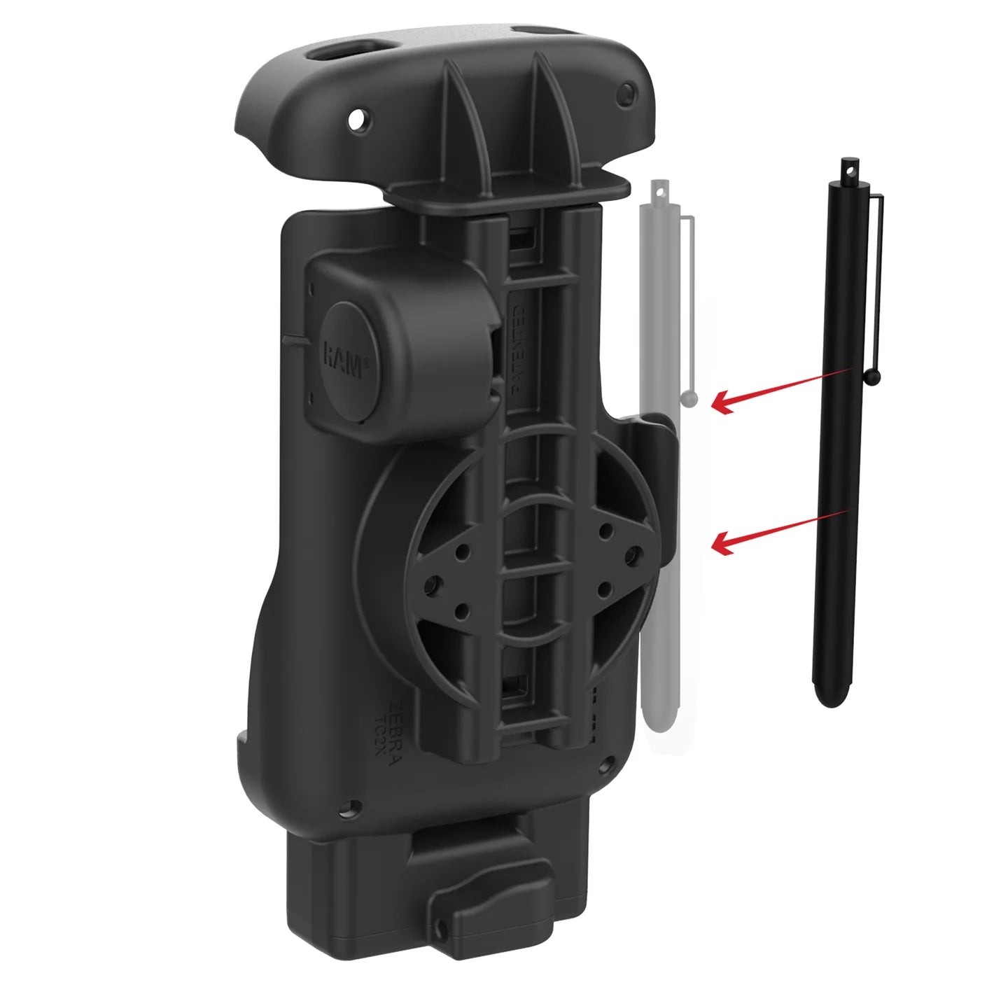 RAM® Form-Fit Holder for Zebra TC22 & TC27 without Boot - RAM-HOL-ZE24-1U