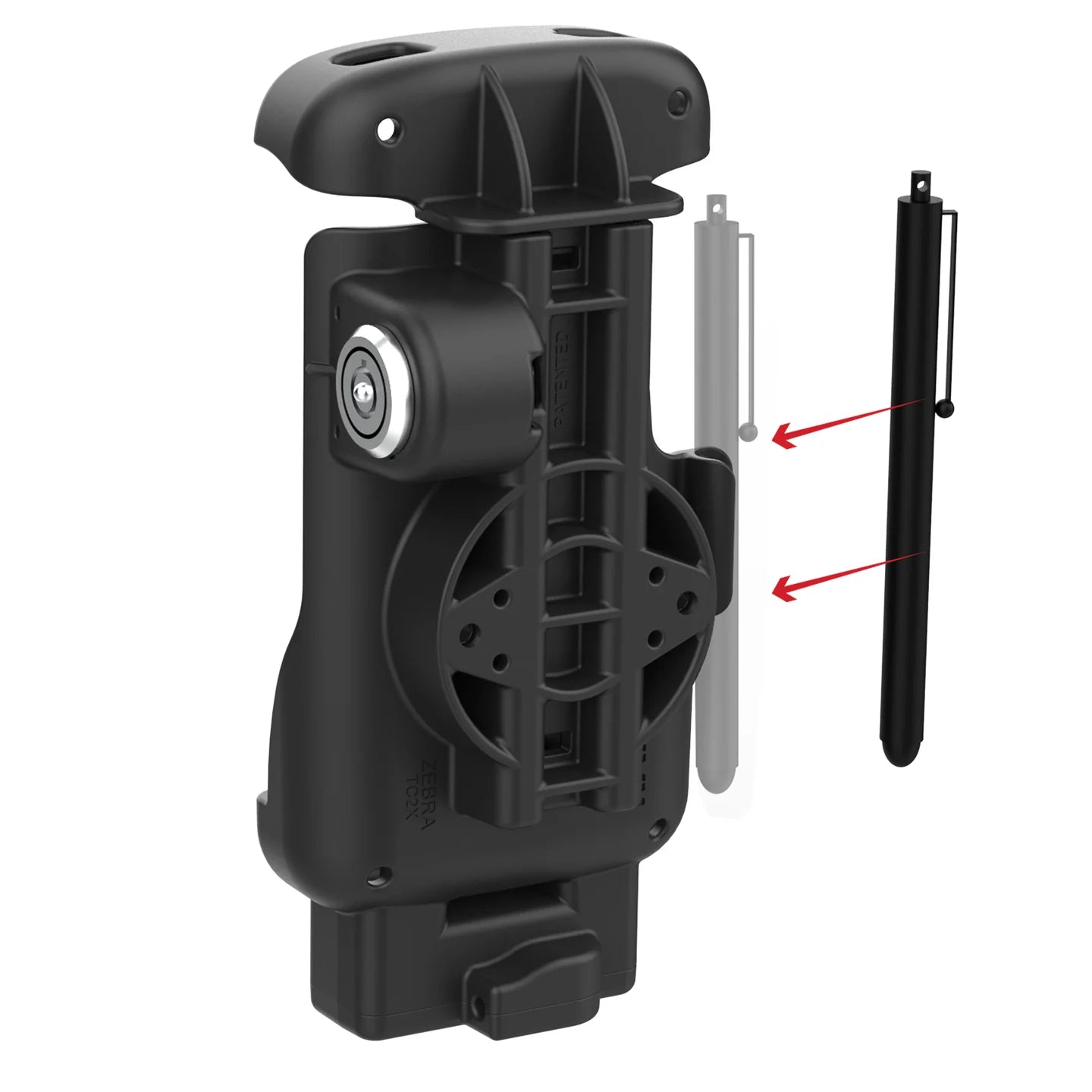 RAM® Locking Form-Fit Holder for Zebra TC22 & TC27 with Boot - RAM-HOL-ZE24LU