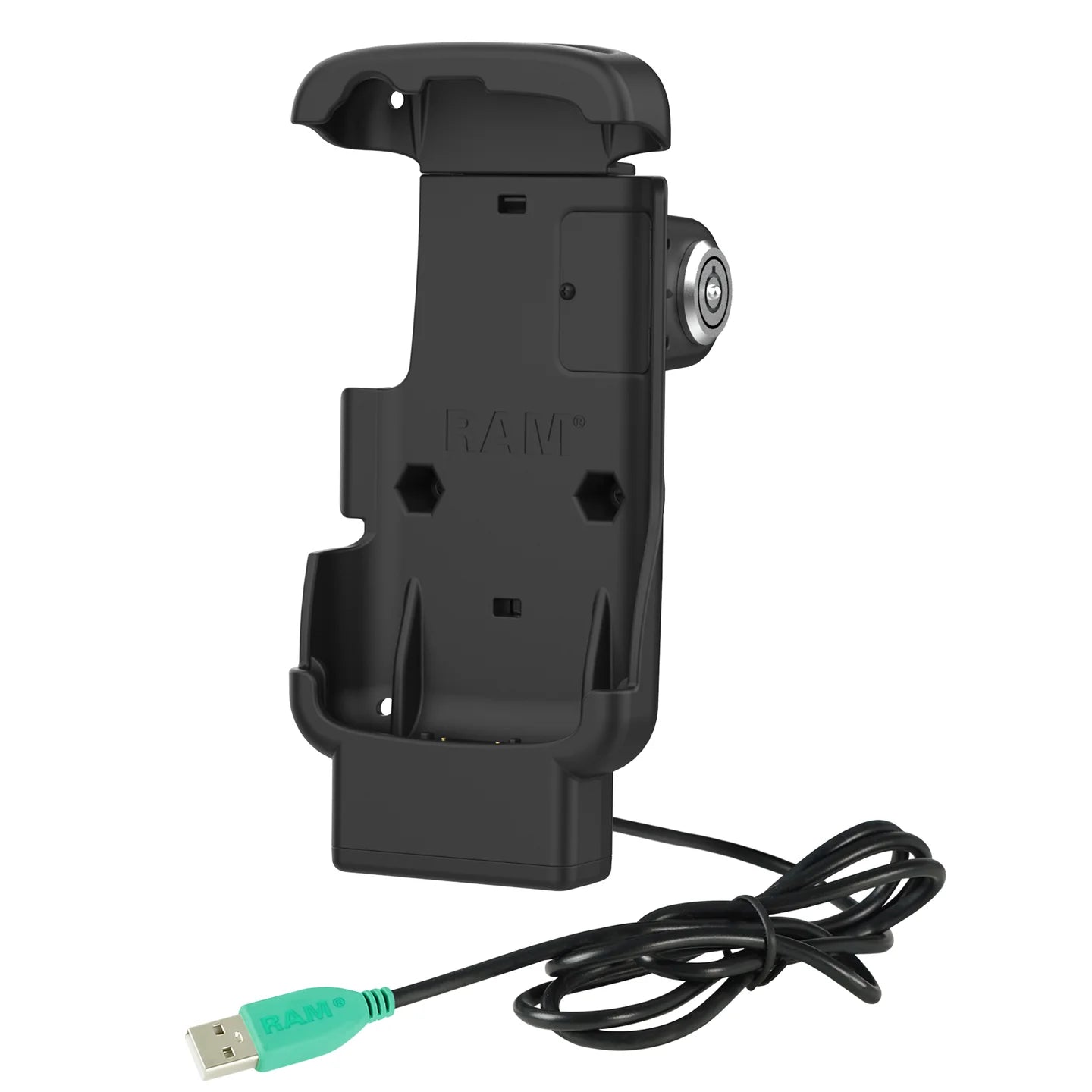RAM® Locking Form-Fit Powered Dock for Zebra TC22 & TC27 with Boot - RAM-HOL-ZE24PLU