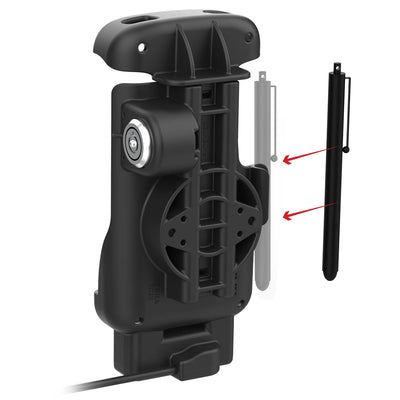 RAM® Locking Form-Fit Powered Dock for Zebra TC22 & TC27 with Boot - RAM-HOL-ZE24PLU