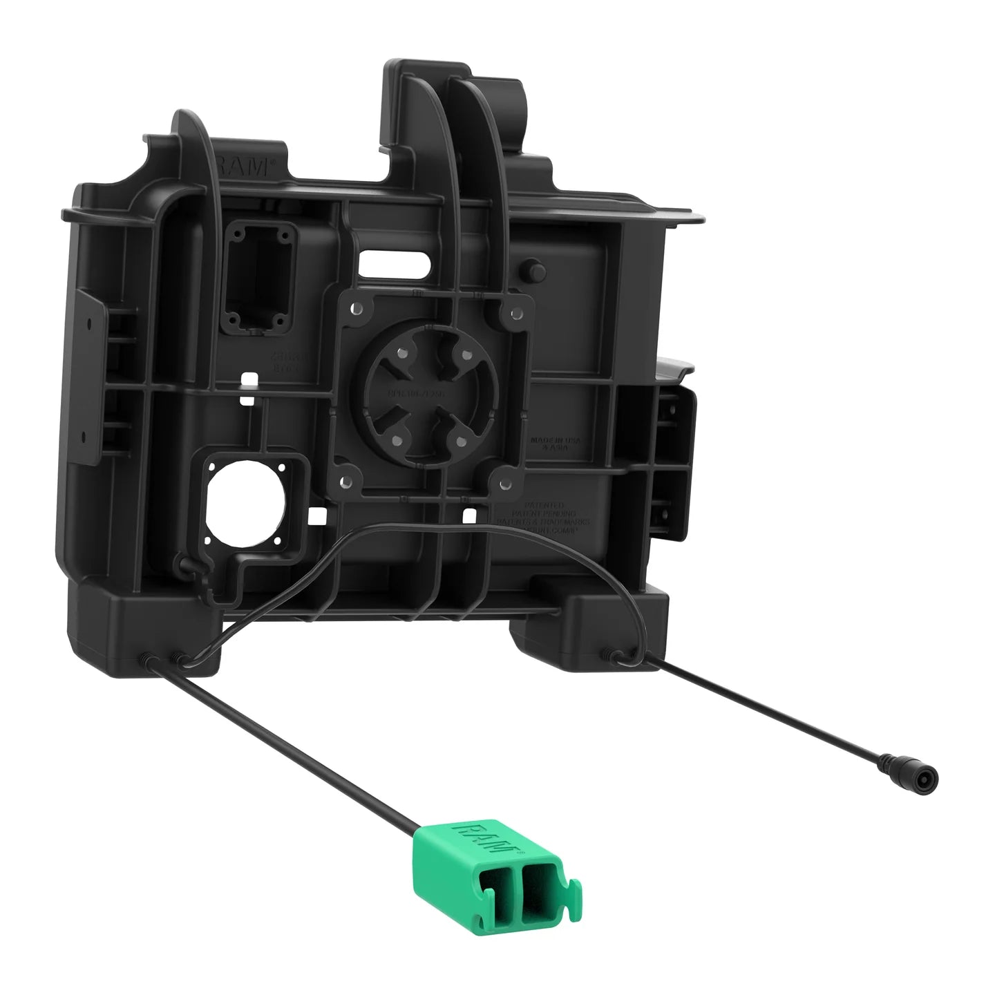 RAM® Power + Dual USB Dock for Zebra ET6x - Heated Pins - RAM-HOL-ZE25PD2HU