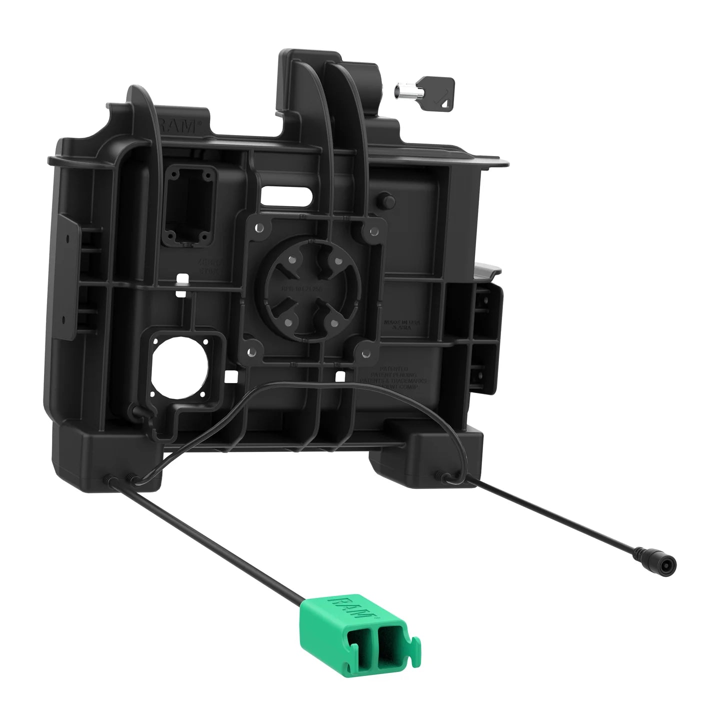 RAM® Power + Dual USB Locking Dock for Zebra ET6x - RAM-HOL-ZE25PD2LU