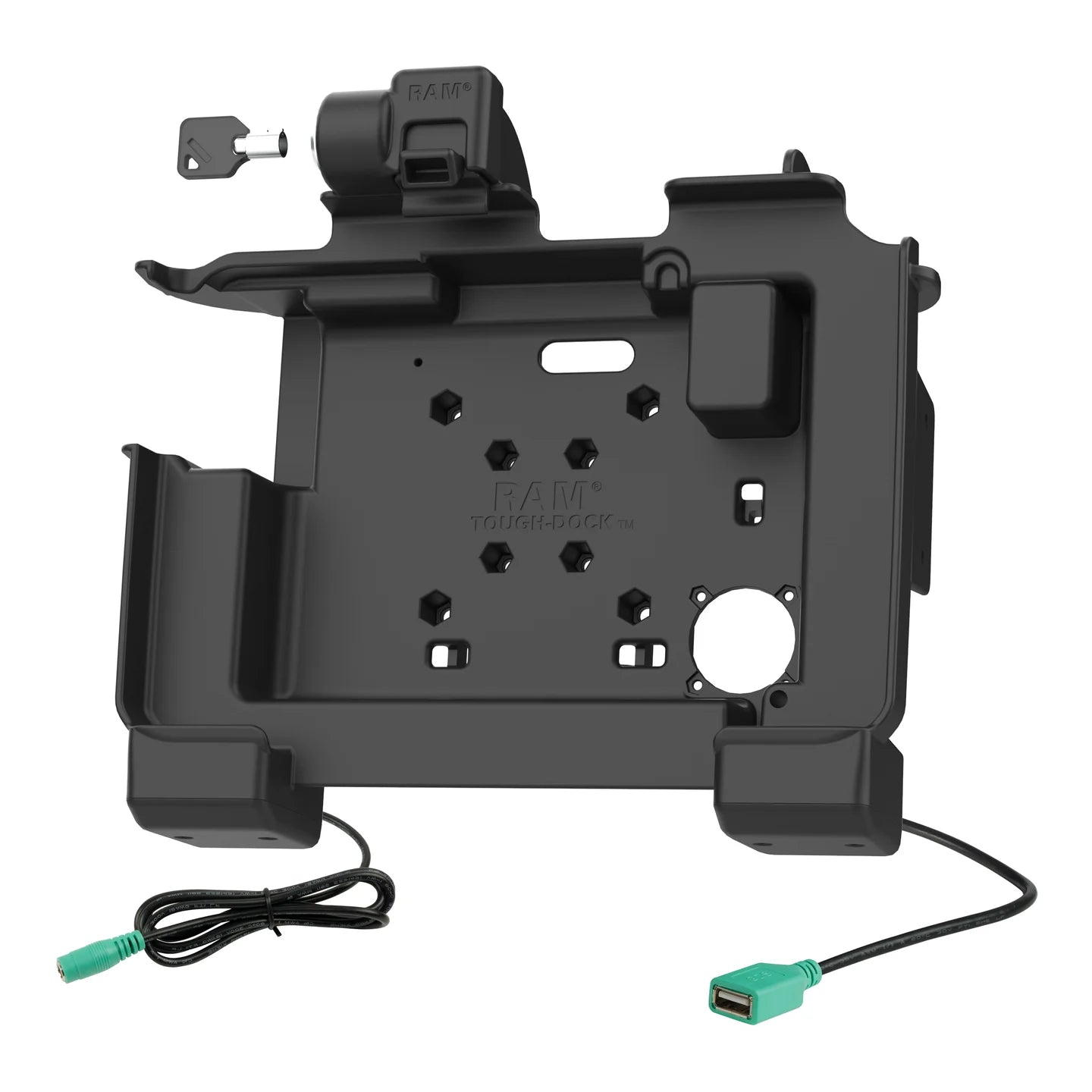 RAM® Power + Data Locking Dock for Zebra ET6x - Heated Pins - RAM-HOL-ZE25PDHLU
