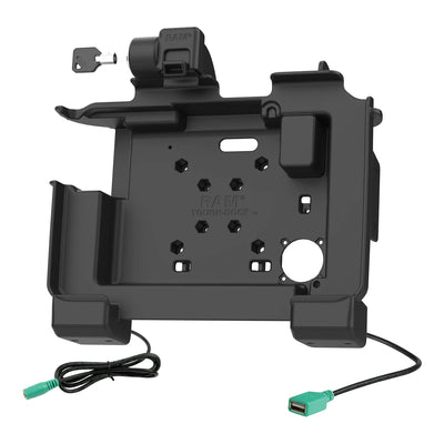 RAM® Power + Data Locking Dock for Zebra ET6x - Heated Pins - RAM-HOL-ZE25PDHLU