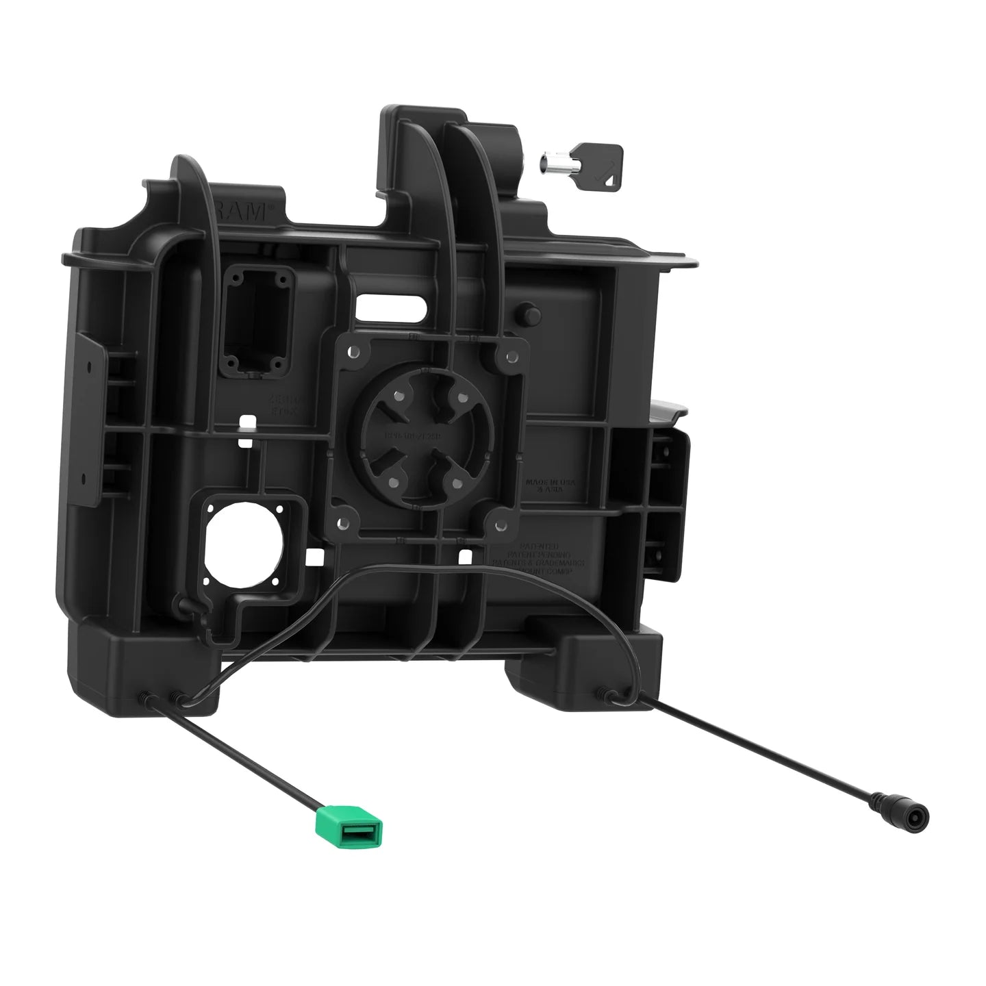 RAM® Power + Data Locking Dock for Zebra ET6x - Heated Pins - RAM-HOL-ZE25PDHLU
