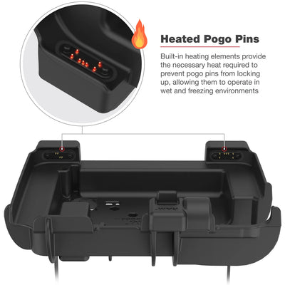 RAM® Power + Data Locking Dock for Zebra ET6x - Heated Pins - RAM-HOL-ZE25PDHLU