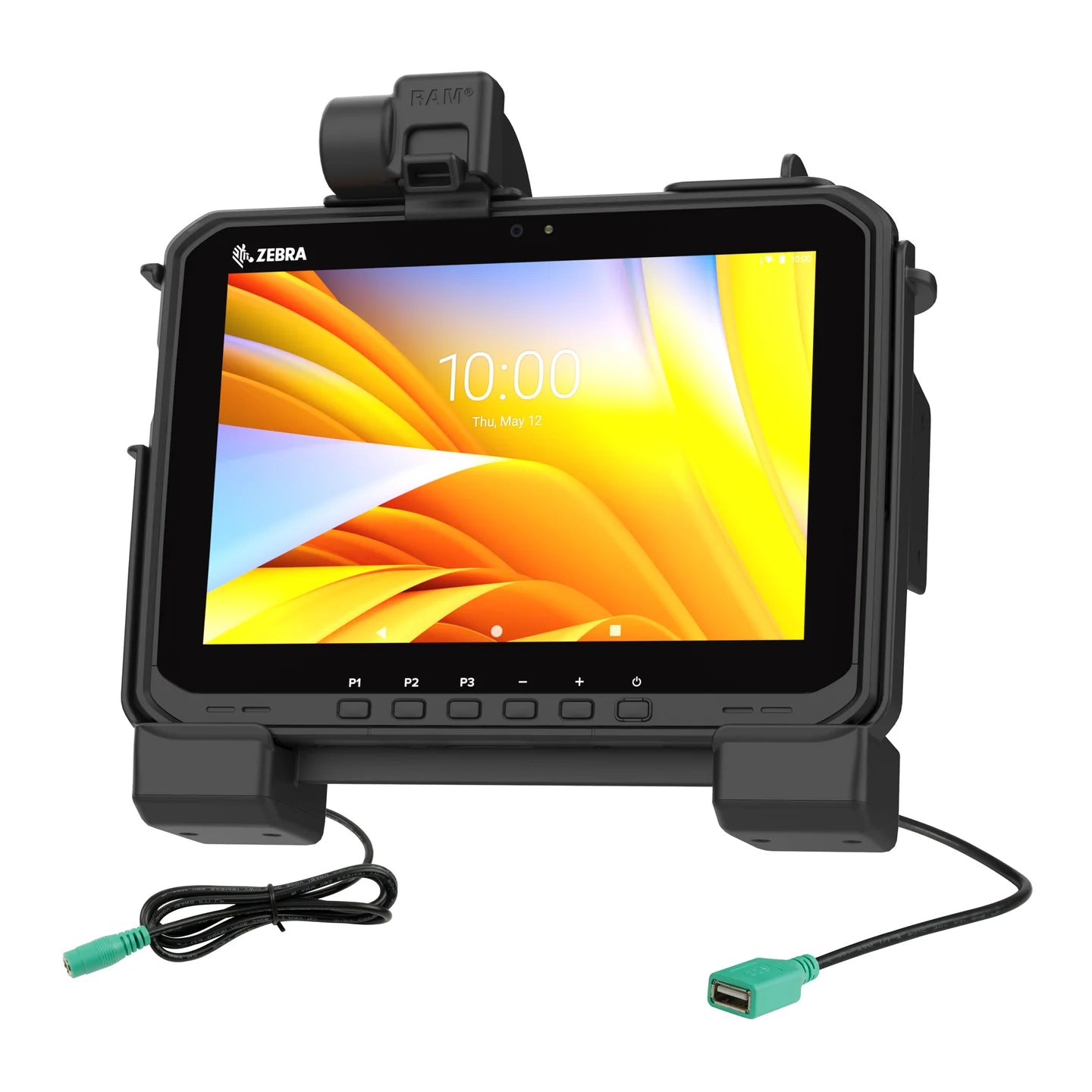 RAM® Power + Data Dock for Zebra ET6x - RAM-HOL-ZE25PDU