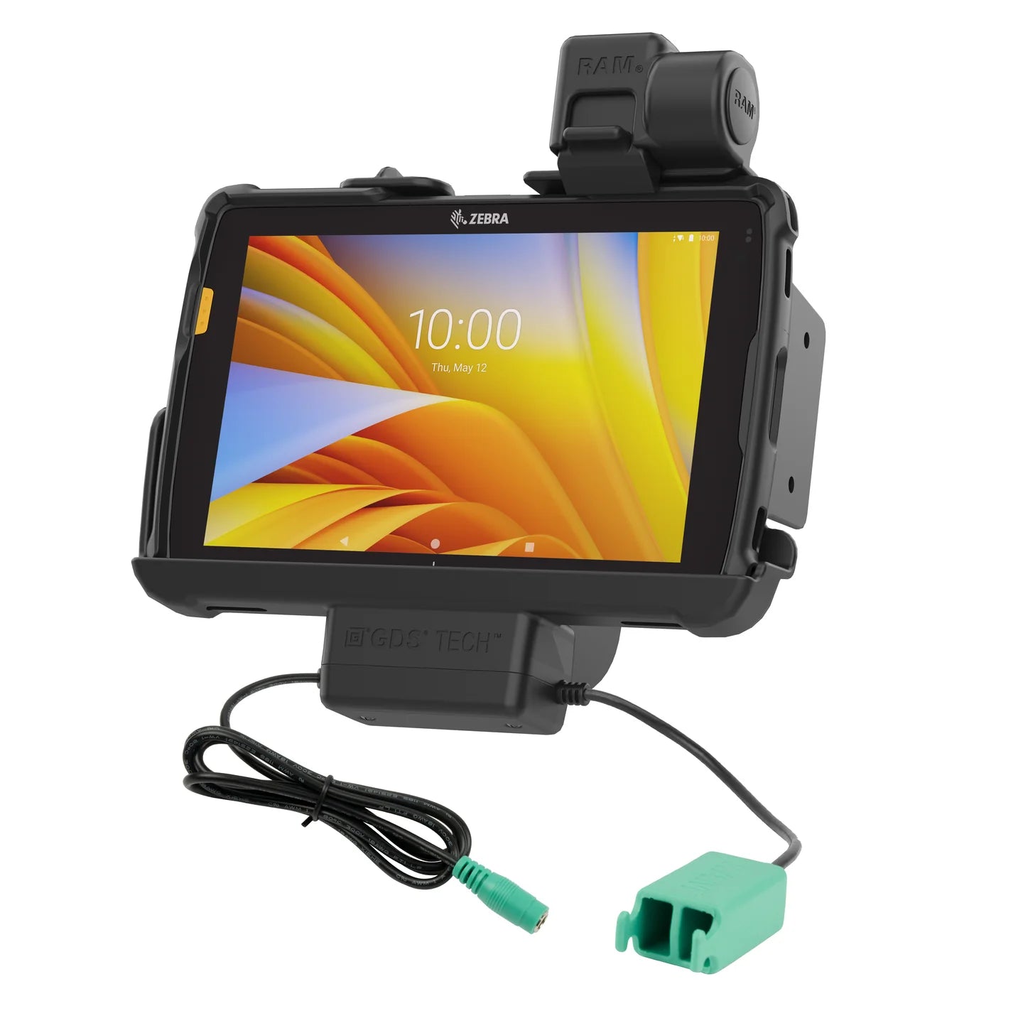 RAM® Tough-Dock™ Power + Dual USB with Latch for Zebra ET4x 8" Tablet - RAM-HOL-ZE20PD2NLLU