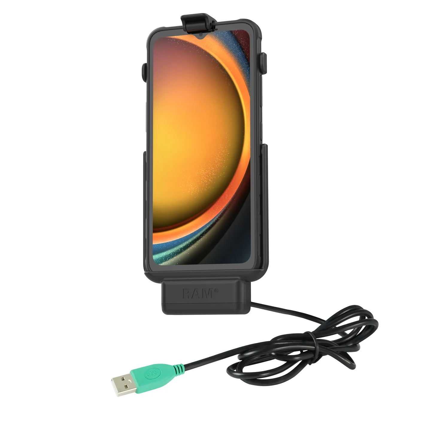 RAM® EZ-Roll'r™ Powered Dock for Samsung Galaxy XCover7 Without Case - RAM-HOL-SAM94PU