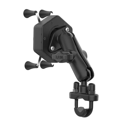RAM® X-Grip® Phone Mount with Vibe-Safe™ & U-Bolt Base - Medium - RAM-B-149Z-UN7-462