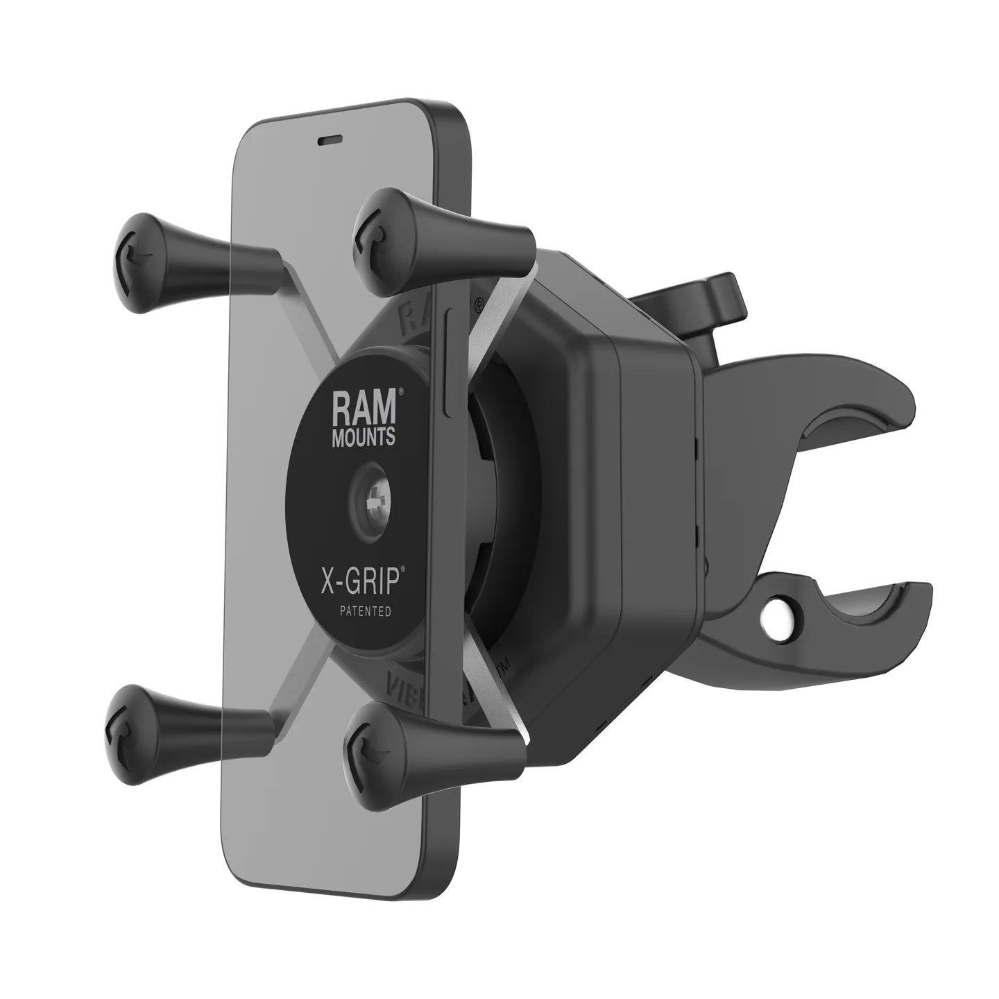 RAM® X-Grip® Phone Mount with Vibe-Safe™ & Small Tough-Claw™ - RAM-HOL-UN7-462-400