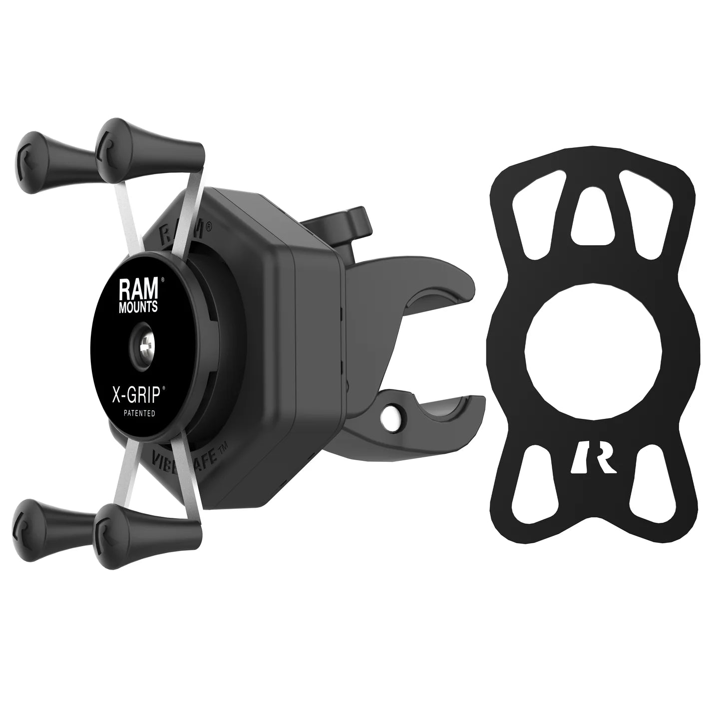 RAM® X-Grip® Phone Mount with Vibe-Safe™ & Small Tough-Claw™ - RAM-HOL-UN7-462-400