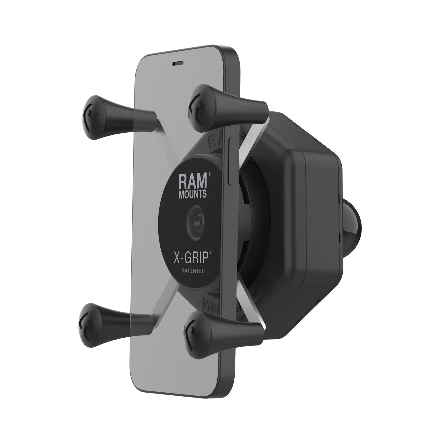 RAM® X-Grip® Phone Holder with Ball & Vibe-Safe™ Adapter - RAM-HOL-UN7B-462