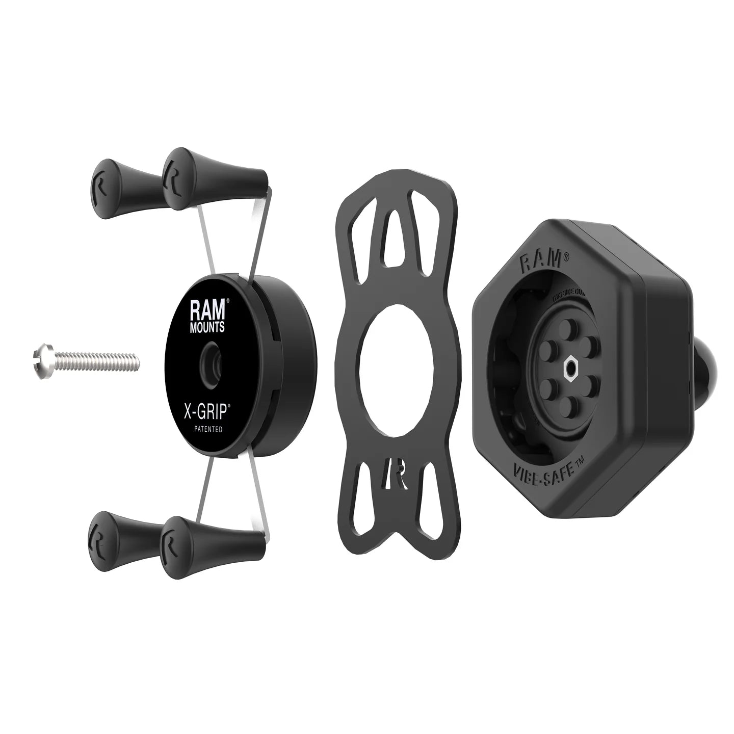 RAM® X-Grip® Phone Holder with Ball & Vibe-Safe™ Adapter - RAM-HOL-UN7B-462