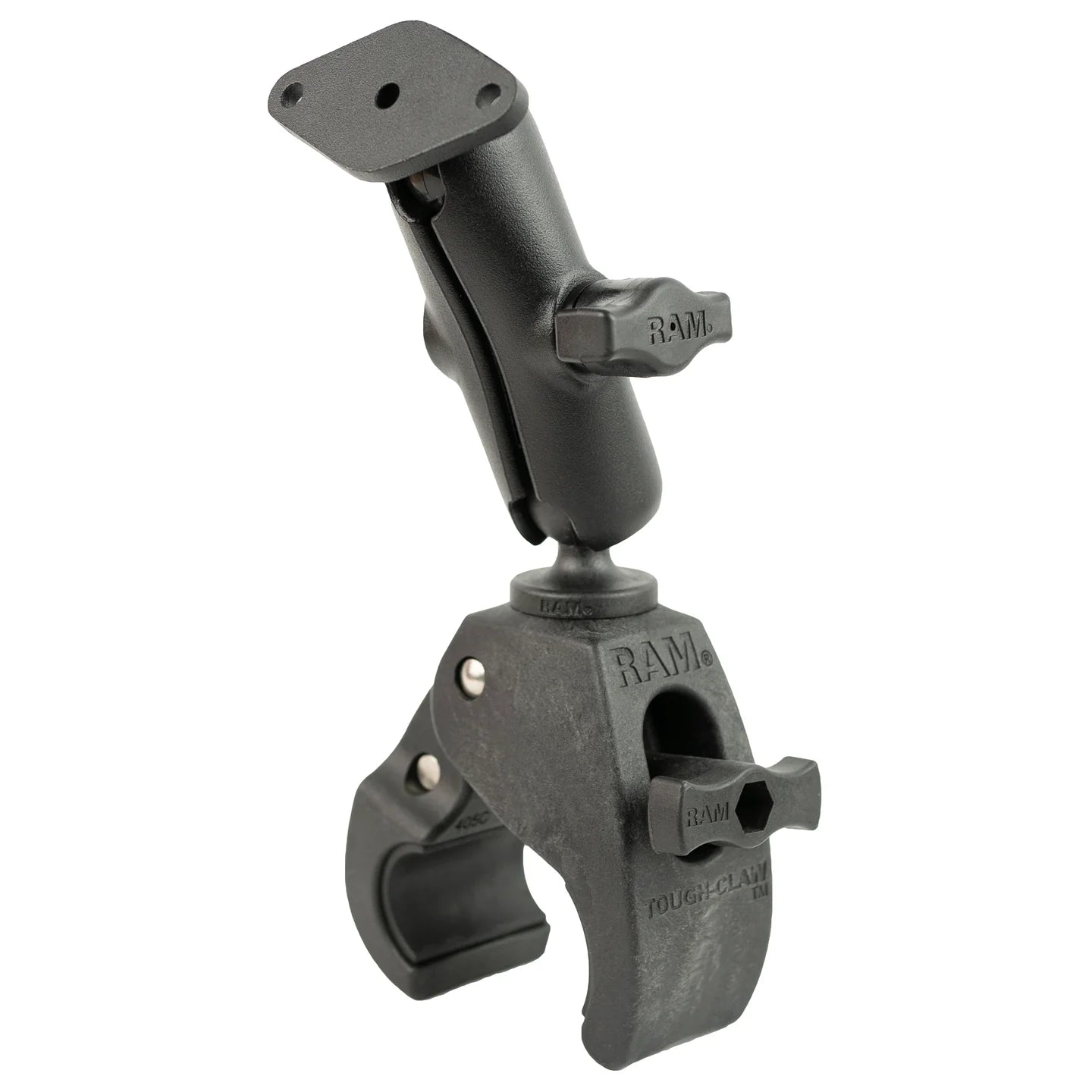 RAM® Tough-Claw™ Medium Clamp Mount with Diamond Plate - RAM-B-404-238U