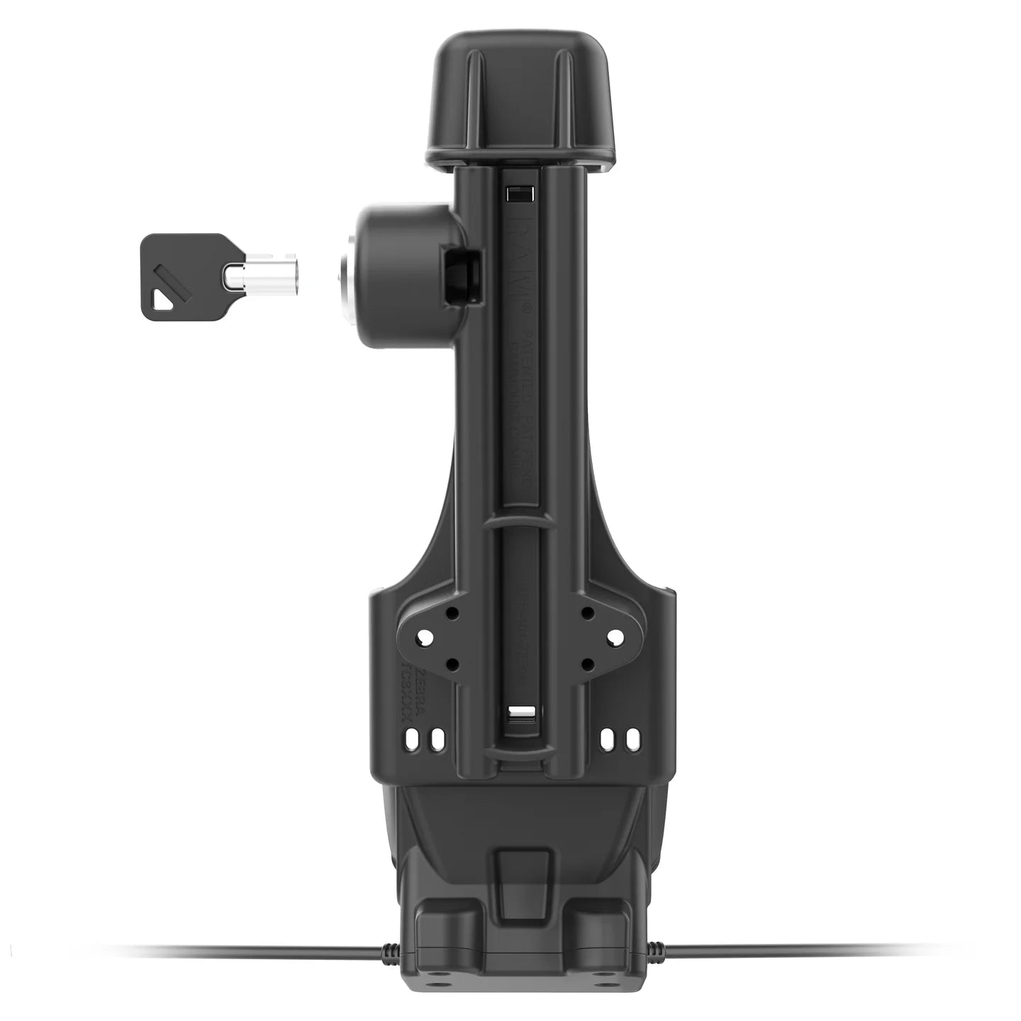 RAM® Locking Powered Dock + Single USB-A for Zebra TC8300 - Heated Pins - RAM-HOL-ZE26PDHLU