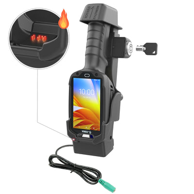 RAM® Locking Powered Dock for Zebra TC8300 - Heated Pins - RAM-HOL-ZE26PHLU