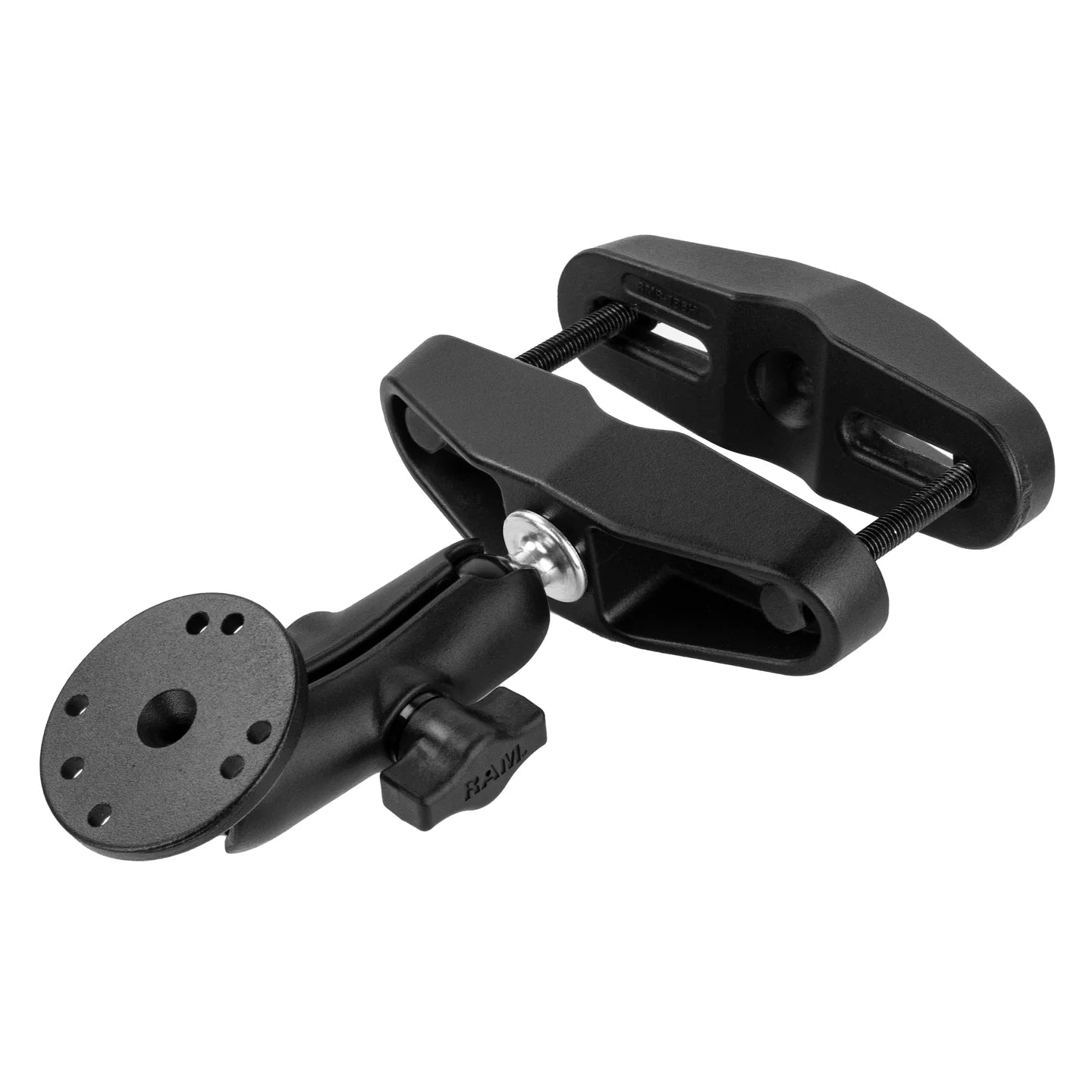 RAM® Universal Post Clamp Mount with Round Plate - B Size Medium Arm - RAM-B-101U-247