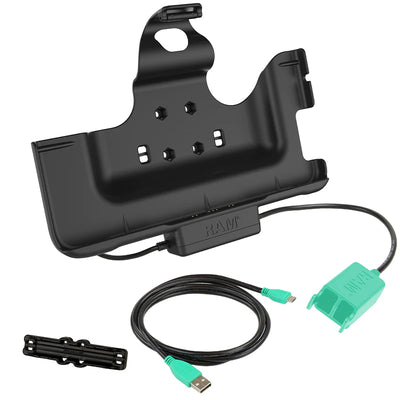 RAM® Power & Dual USB Data Dock for Tab Active4 Pro & Tab Active Pro - RAM-HOL-SAM52PD2U