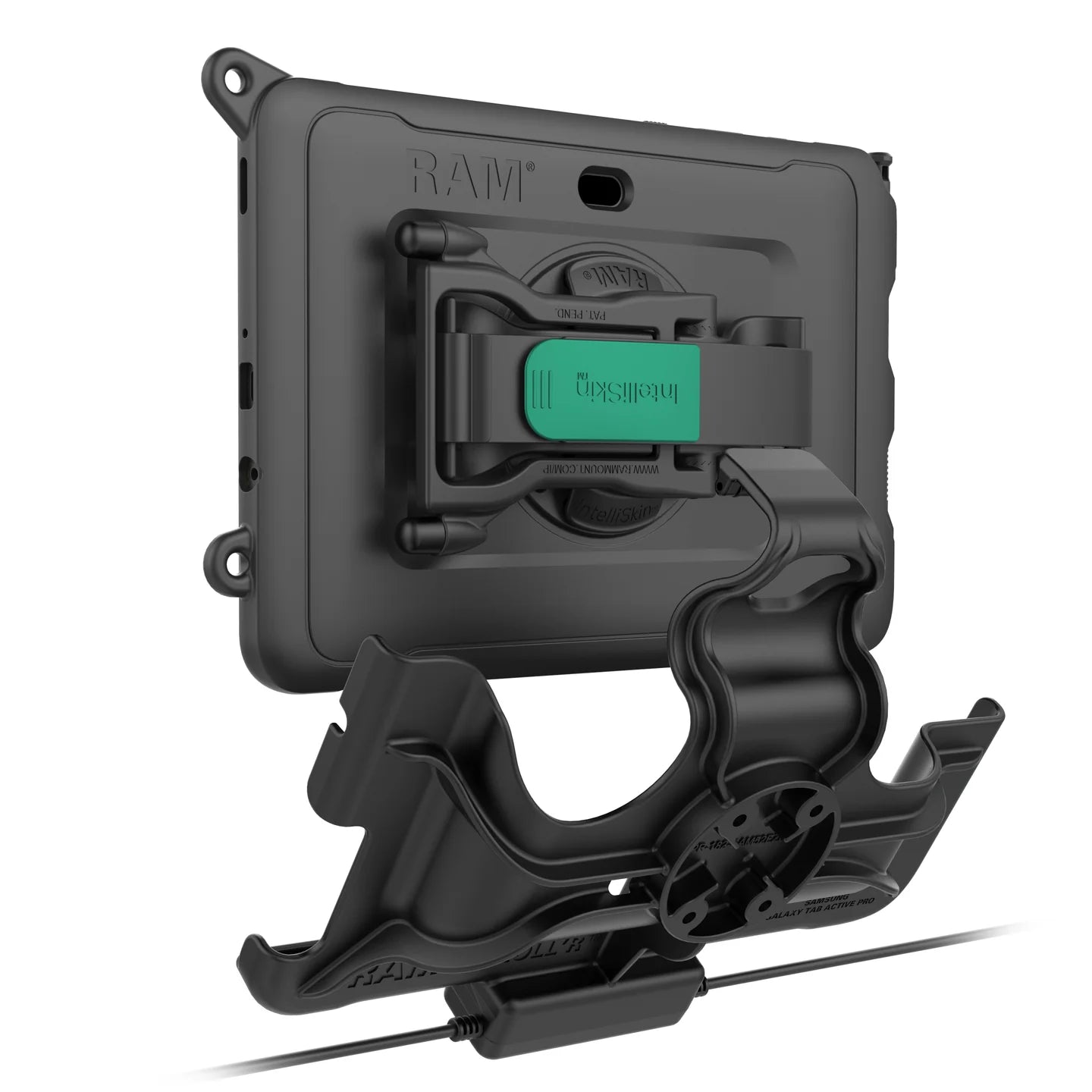 RAM® Power & Dual USB Data Dock for Tab Active4 Pro & Tab Active Pro - RAM-HOL-SAM52PD2U