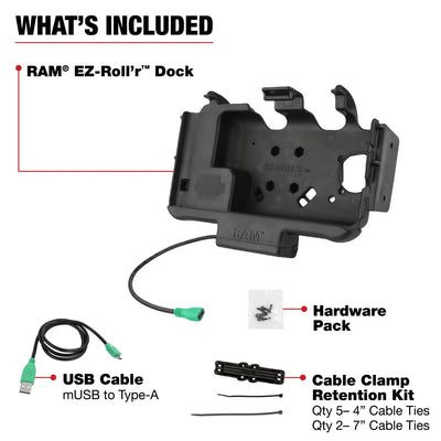RAM® EZ-Roll'r™ Modular Powered Dock for Samsung Tab Active5 & 3 - RAM-HOL-SAM60PNU