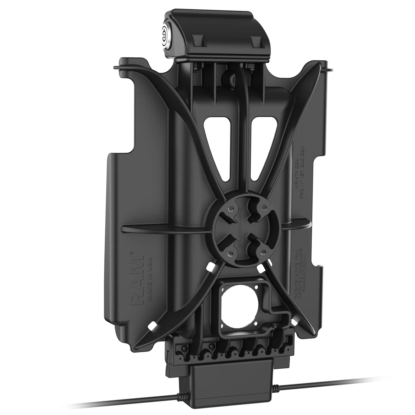 Locking GDS® Tough-Dock™ + Single USB for iPad 10th Gen, Air 4 & Pro 11" - RAM-GDS-DOCKL-AP32CDU