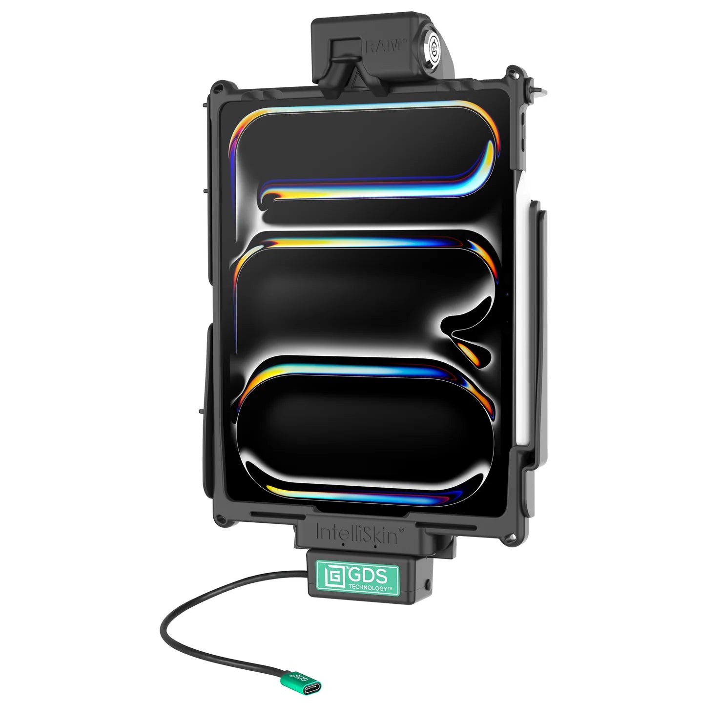 Locking GDS® Tough-Dock™ for Apple iPad Pro 12.9 3rd - 6th Gen - RAM-GDS-DOCKL-AP37CPU
