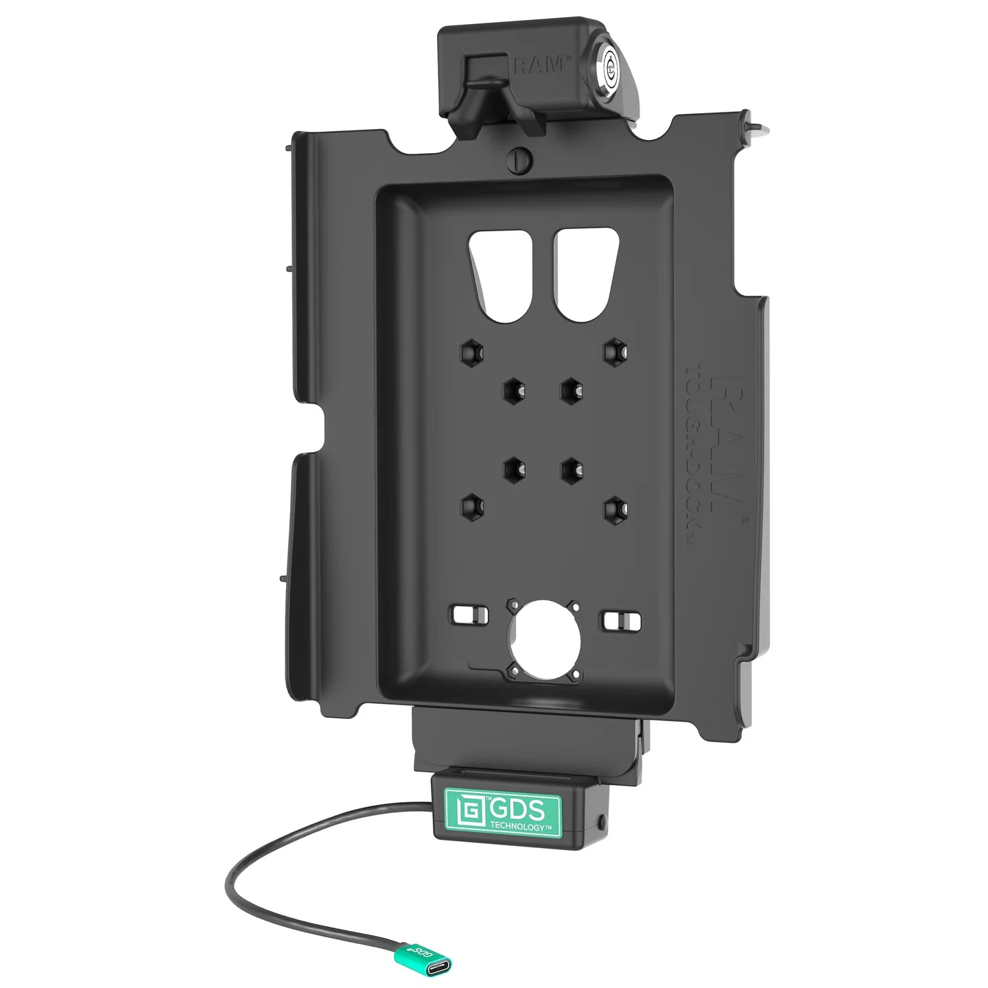 Locking GDS® Tough-Dock™ for Apple iPad Pro 12.9 3rd - 6th Gen - RAM-GDS-DOCKL-AP37CPU
